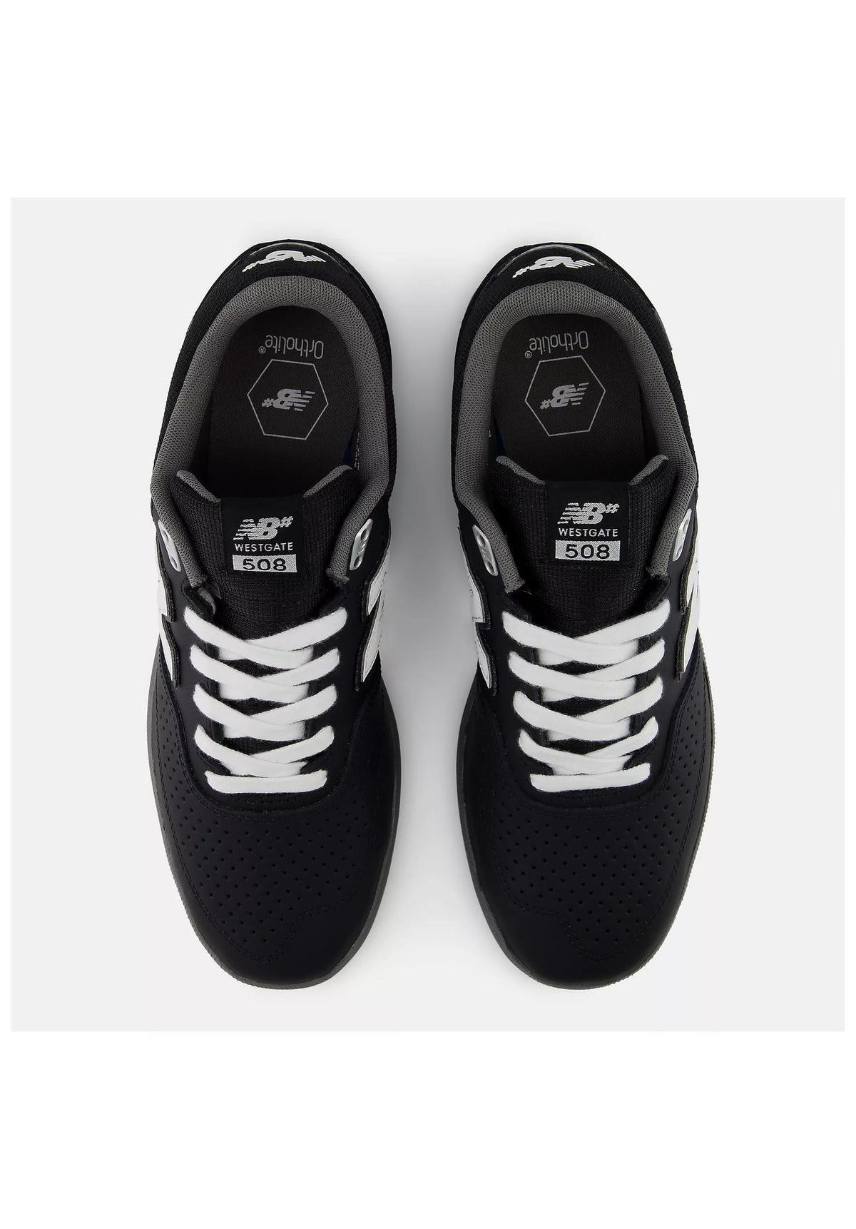 New Balance Numeric 508 Brandon Westgate Schuhe Jungs black-white-grey – Detailansicht 1