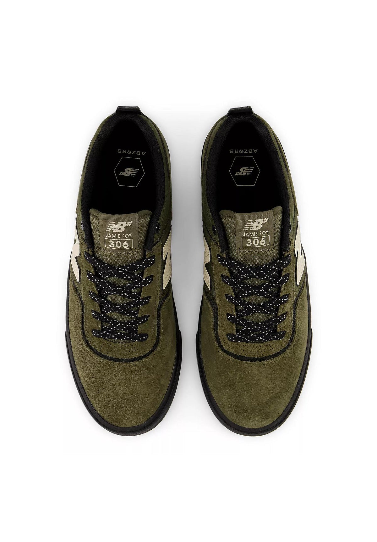 New Balance Numeric 306 Jamie Foy Schuhe Jungs olive-black – Detailansicht 1