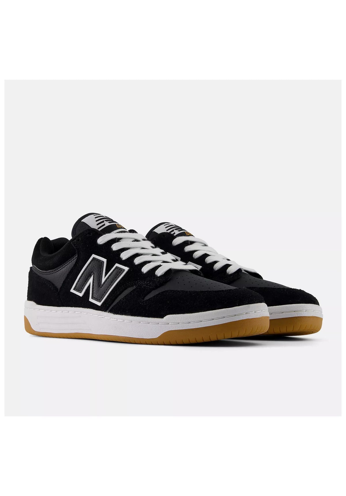 New Balance Numeric NM480 Schuhe Jungs black-white – Rückenansicht
