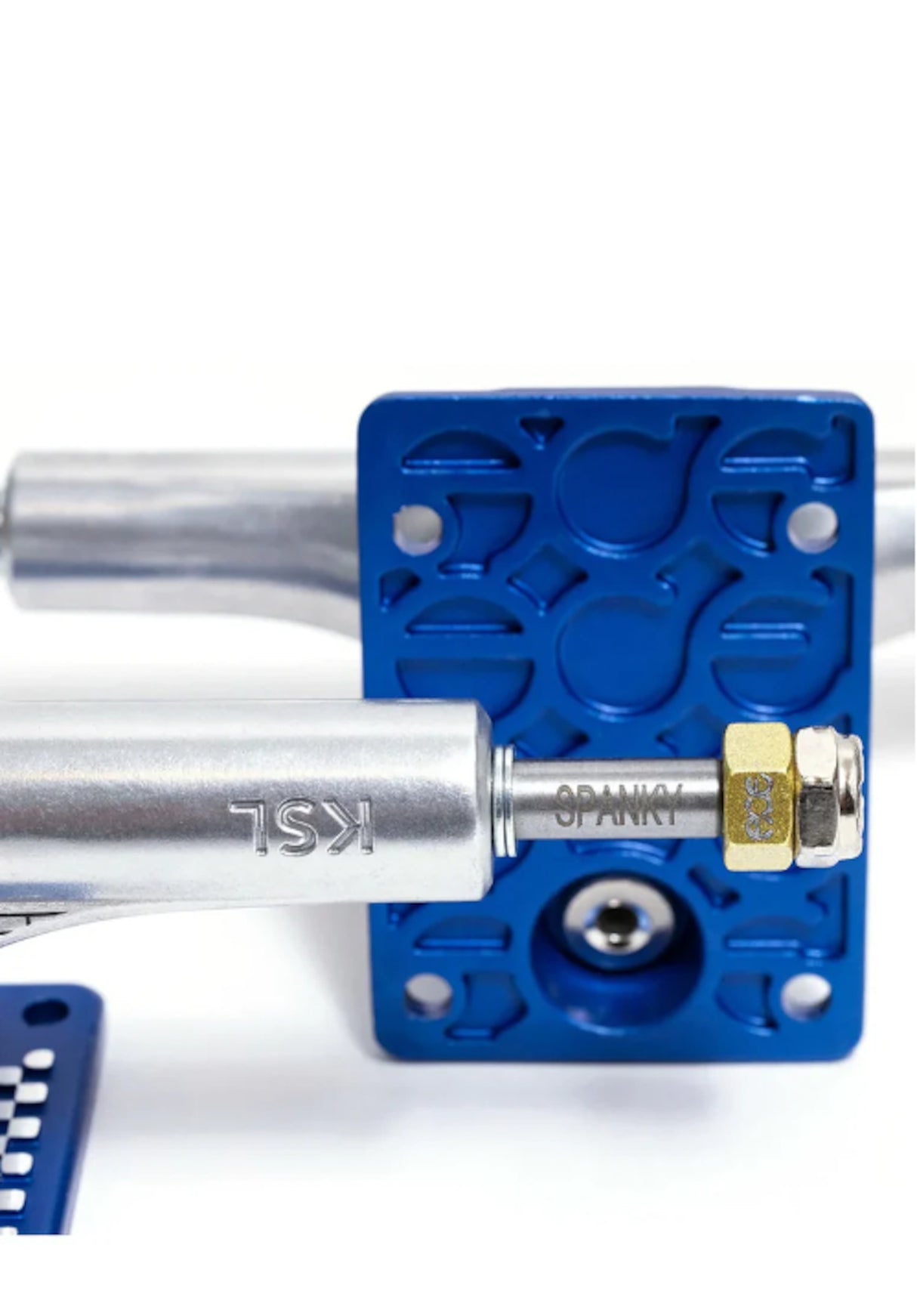 55 AF1 Limited Hollowed - Kevin Spanky Long 8,5" anodized navy blue Closeup1