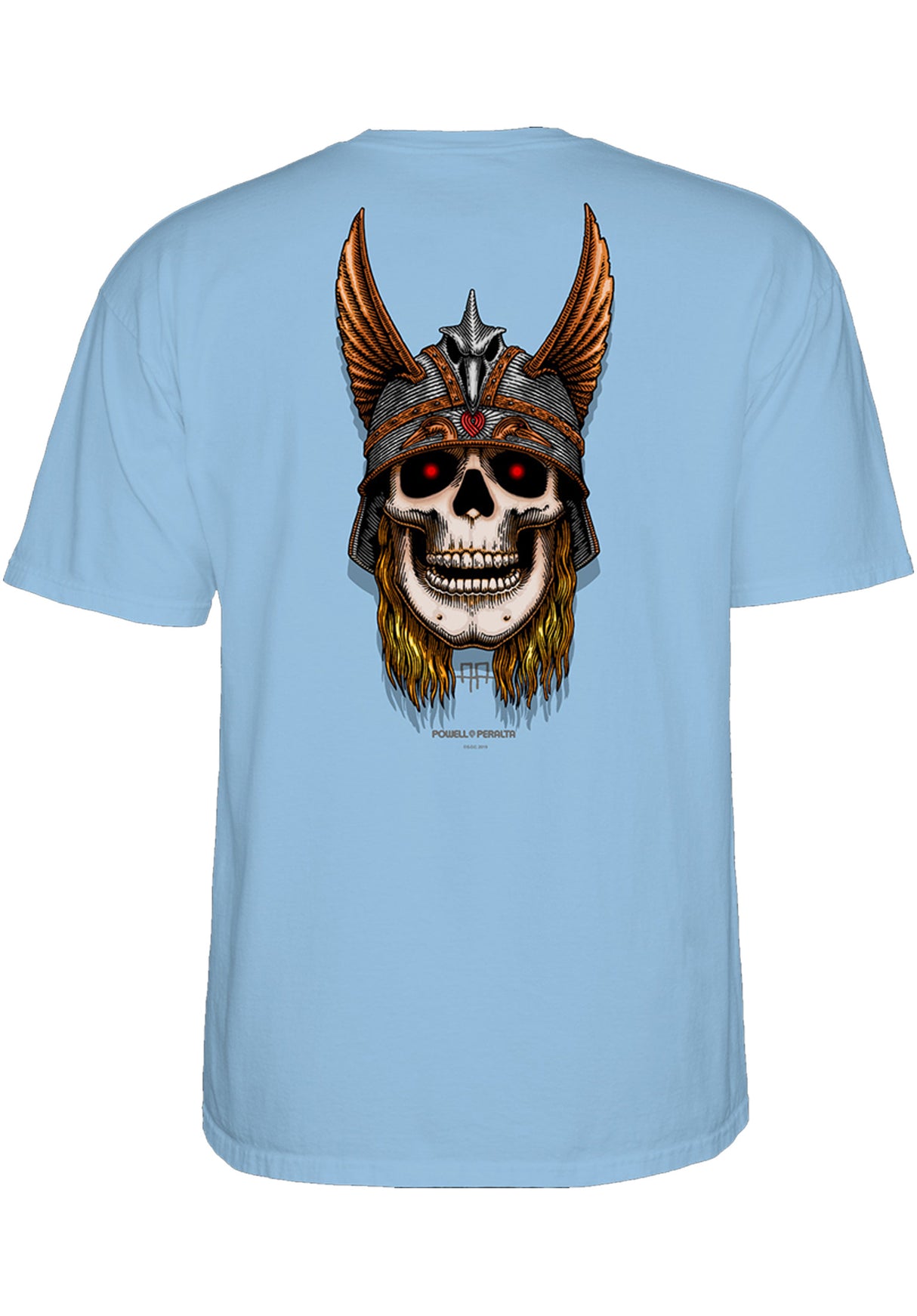 Andy Anderson Skull carolinablue Closeup1