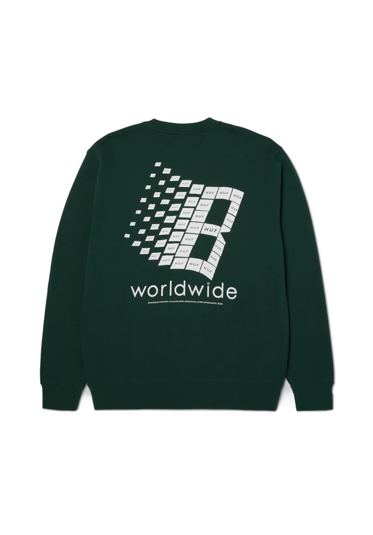 x Bronze forestgreen Rueckenansicht