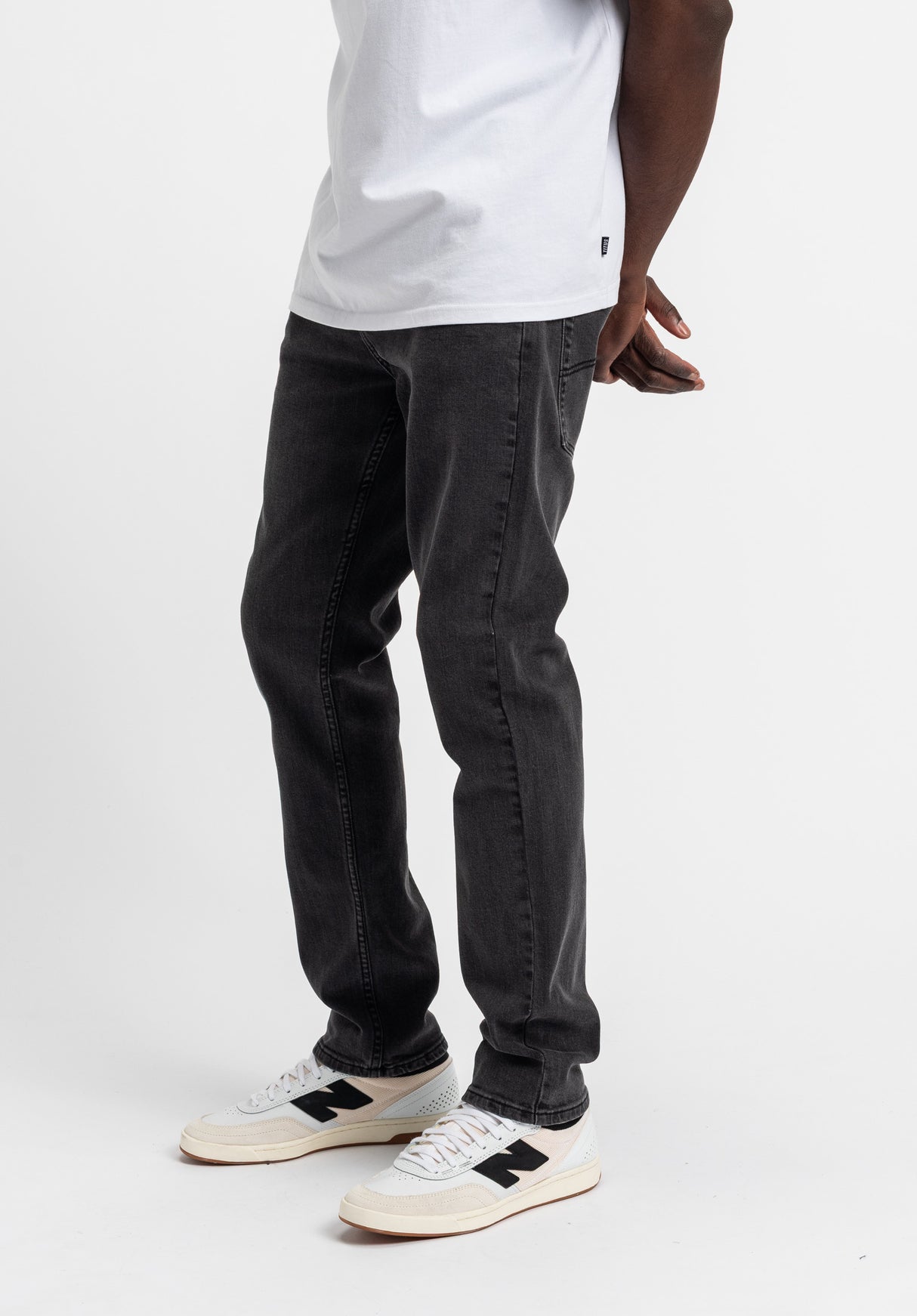 Skinny Fit black-bleached Closeup1