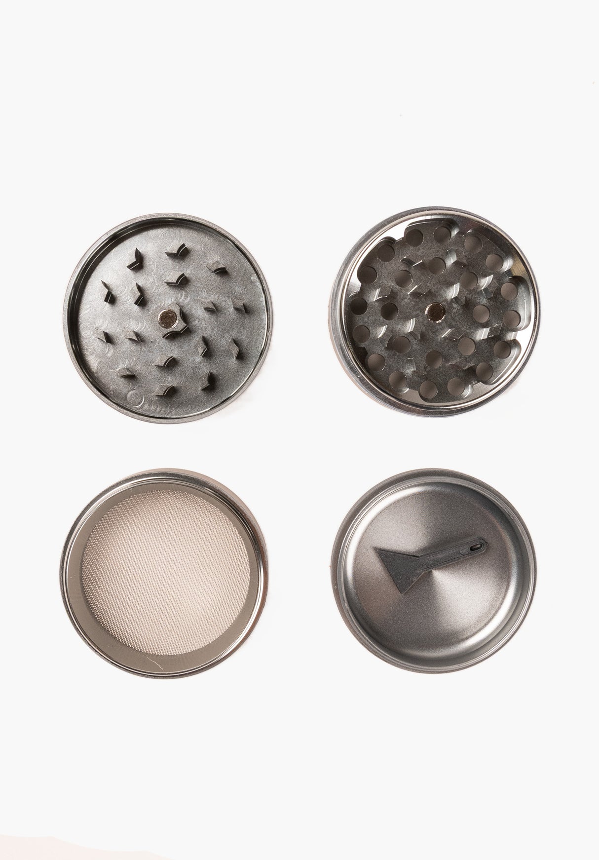 Hazy Days Metal 4 Parts Grinder gunmetal Closeup2