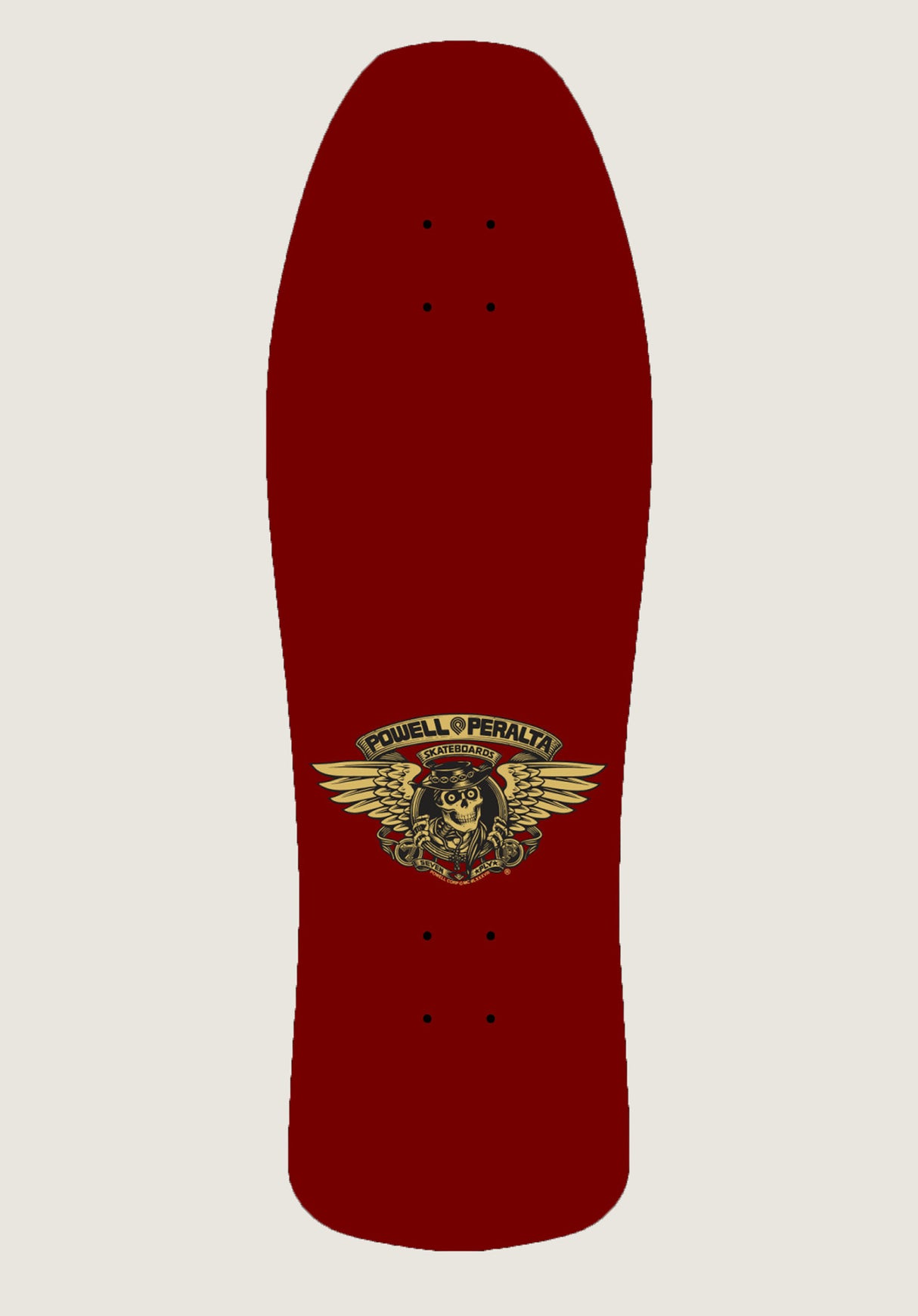 Ray Underhill Chain & Cross burgundy/gold-foil Rueckenansicht