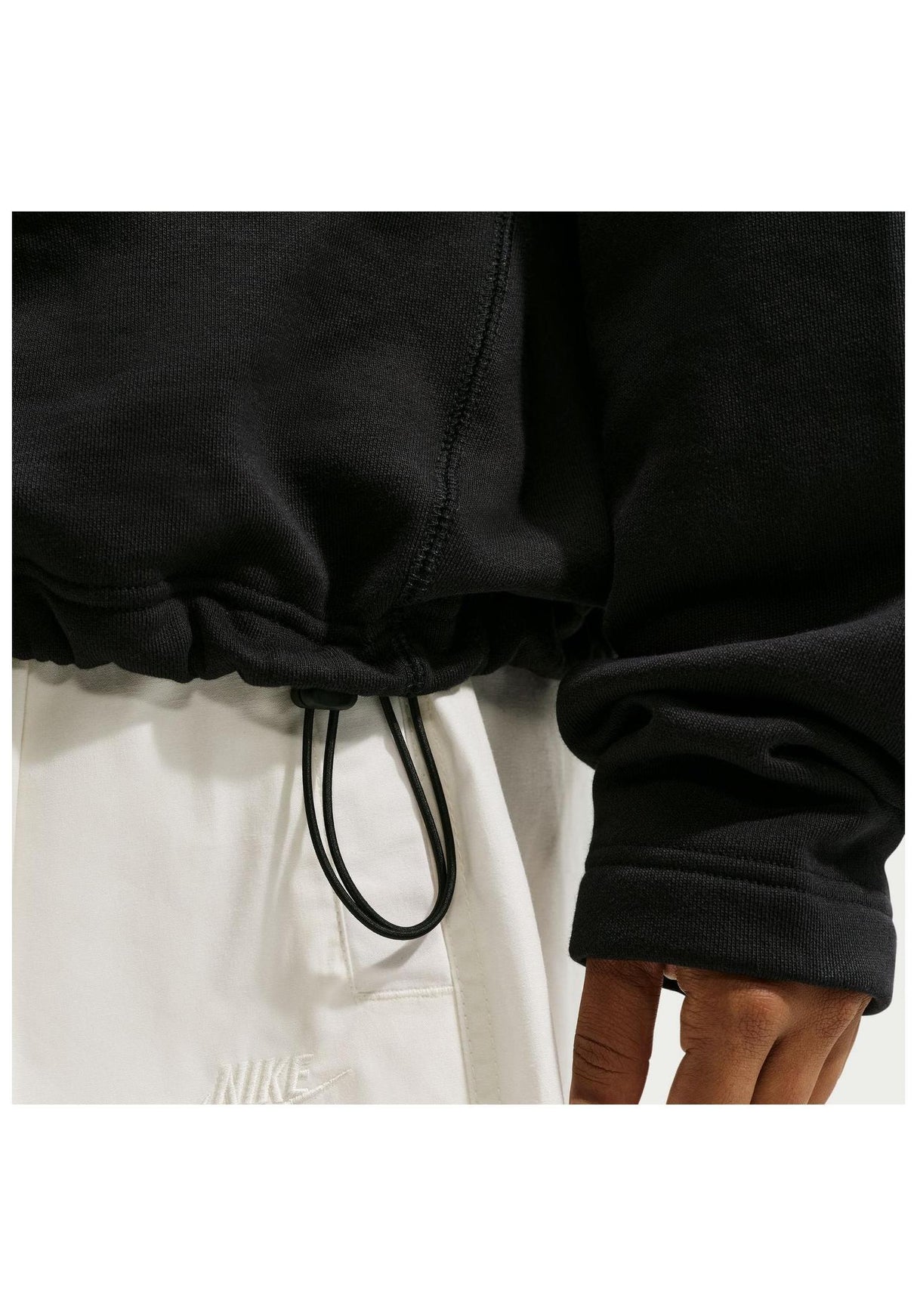 Half Zip Fleece SB FC black Closeup1