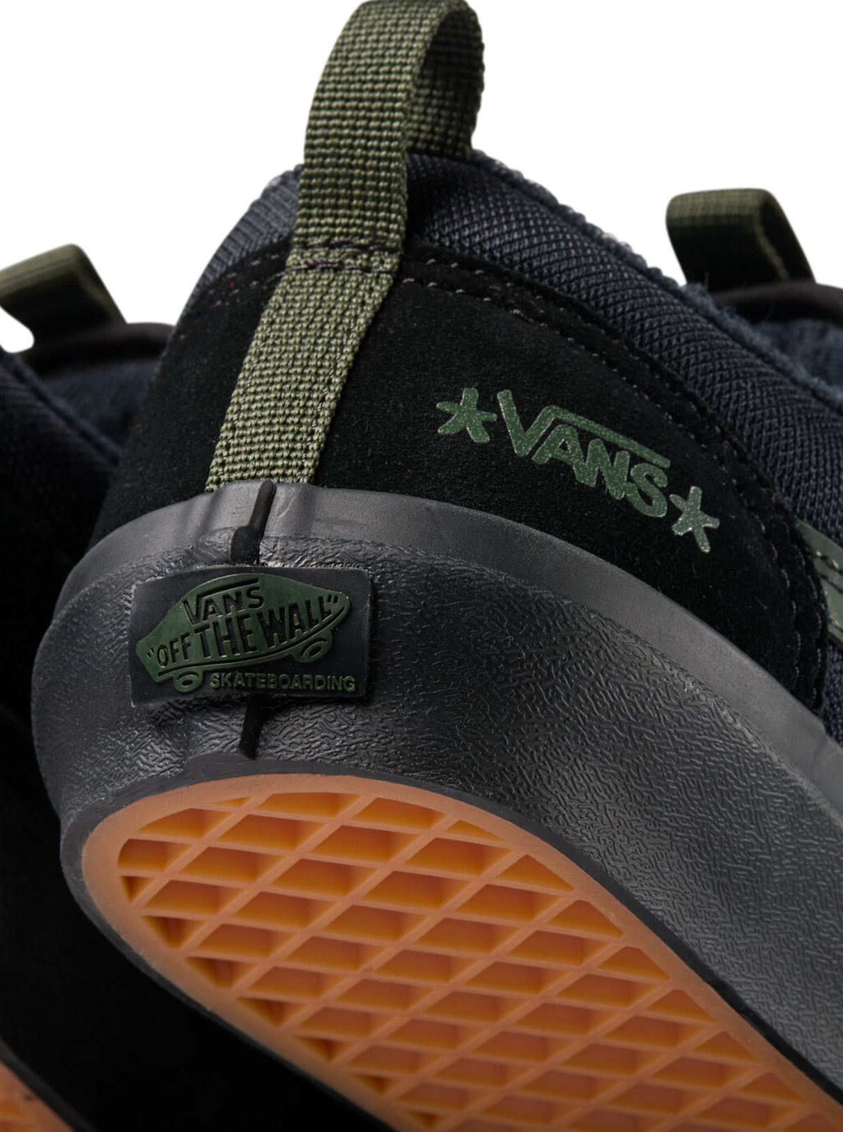 Skate Old Skool 36 + atibablack-darkgreen Oberansicht