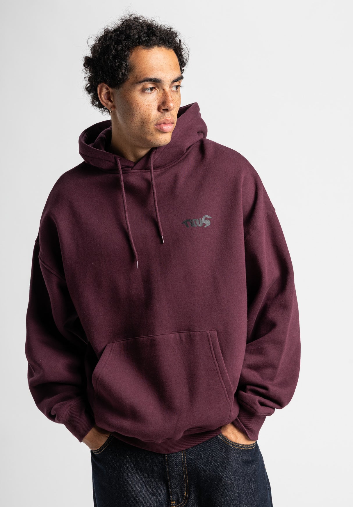 Crew darkcherry Rueckenansicht