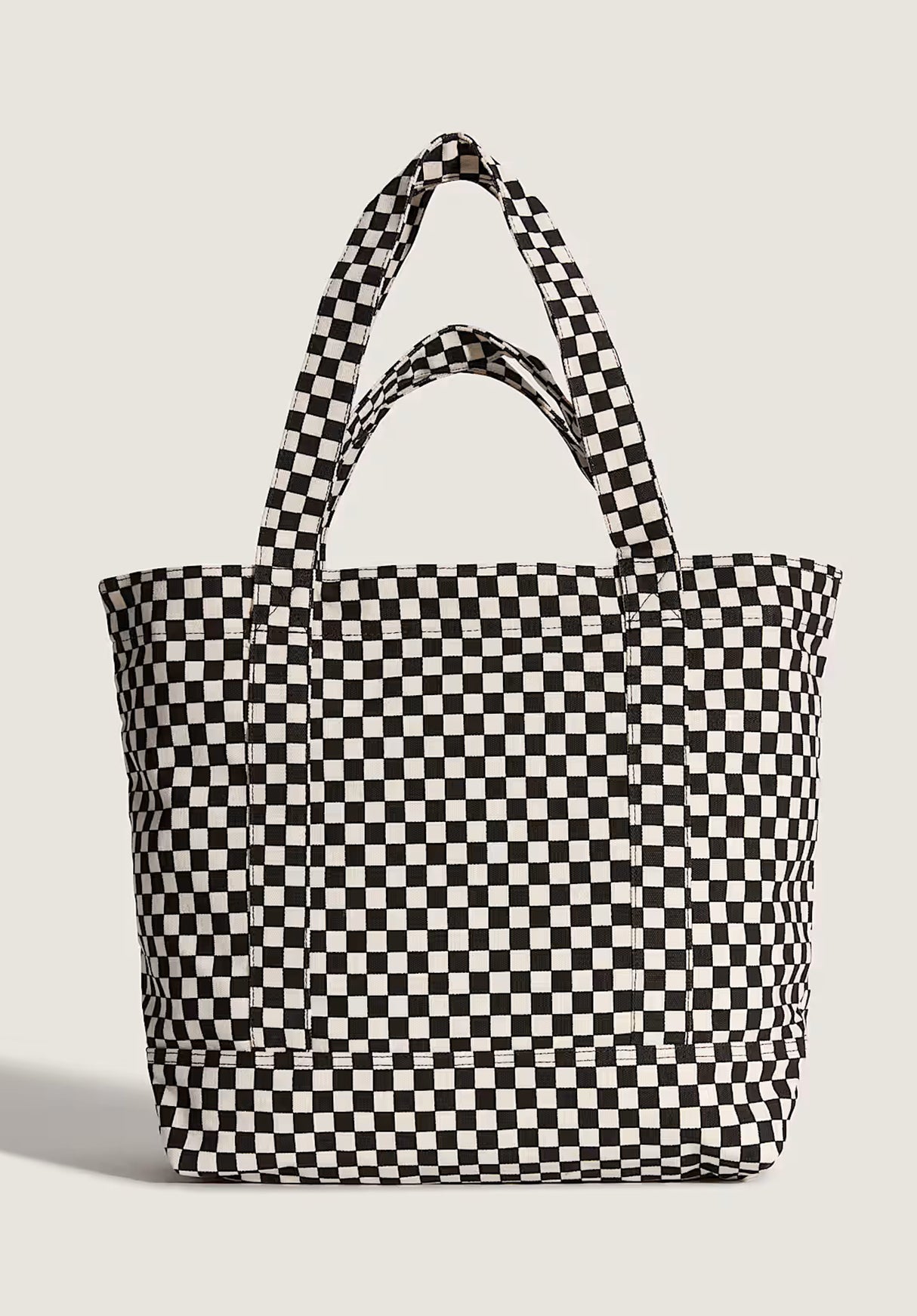 Tell All Zip Tote checkerboard Rueckenansicht
