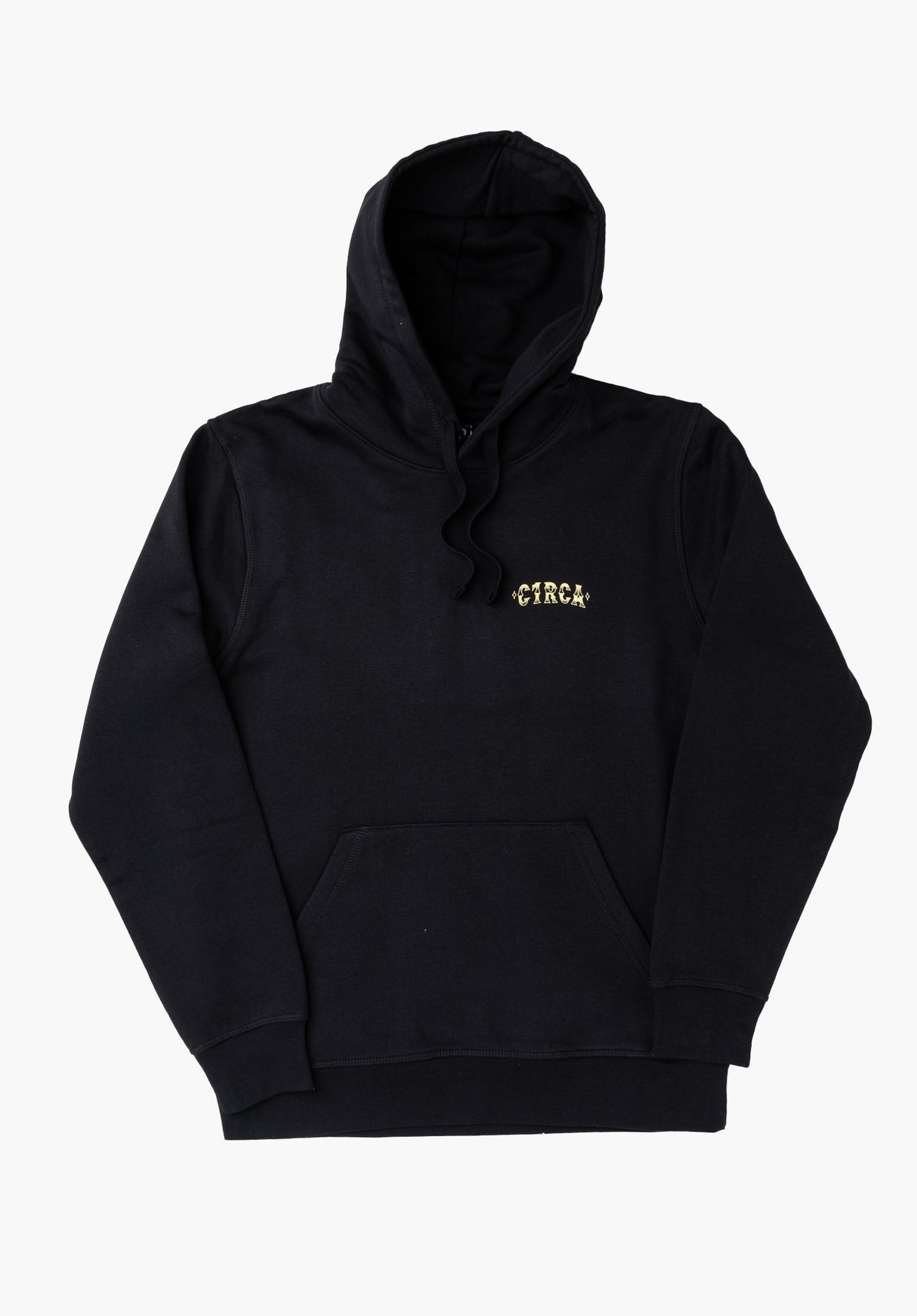 Golden Dragon Hood black Rueckenansicht