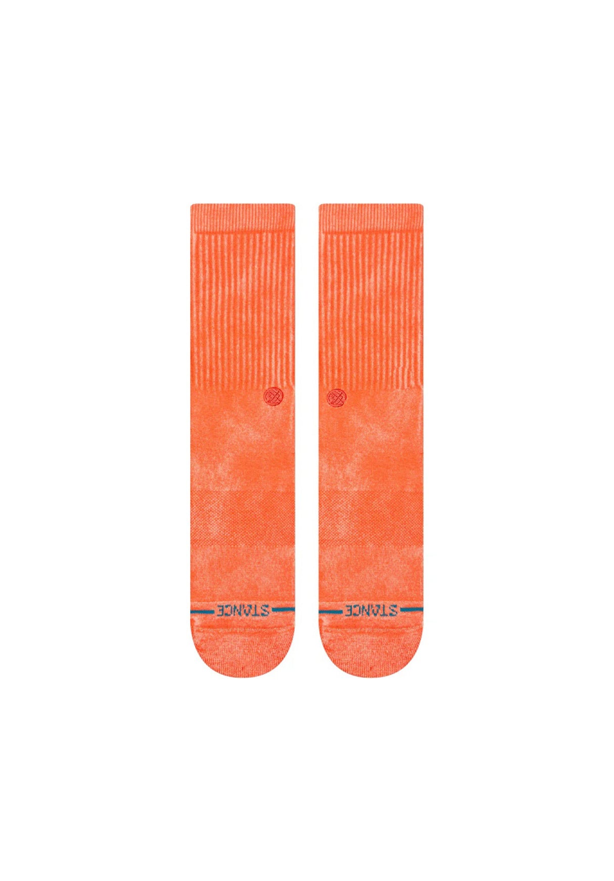 Icon Dyed Crew coral Rueckenansicht