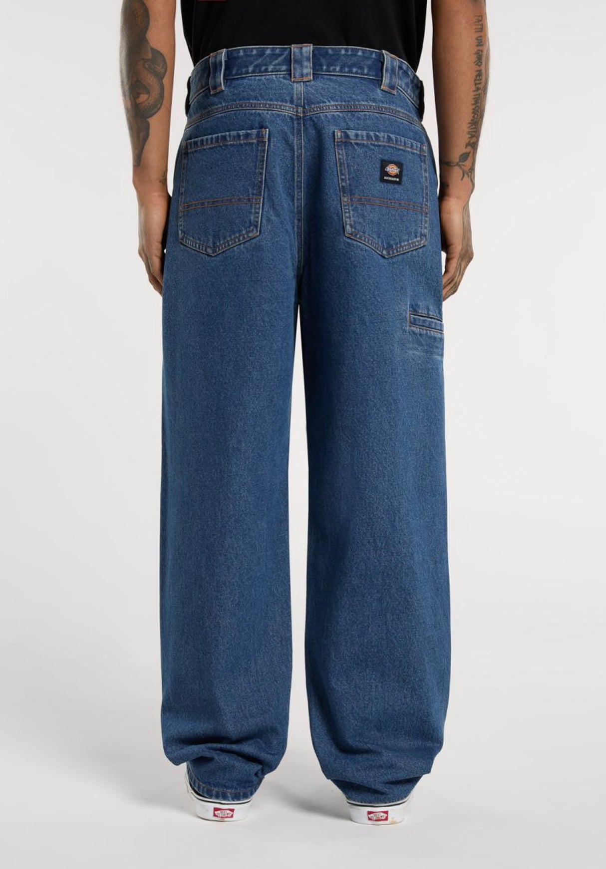 Mike Anderson Denim stonewashed Rueckenansicht