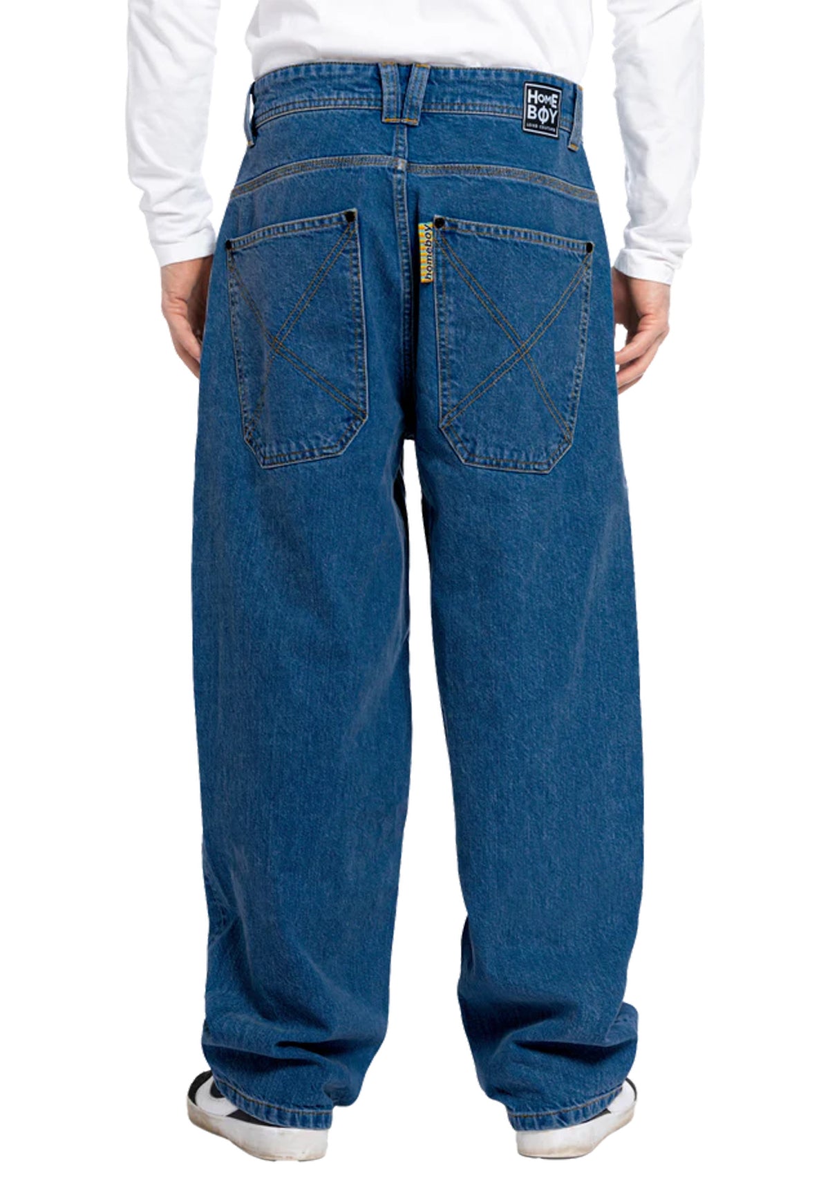 X-Tra Monster Denim washedblue-ko Rueckenansicht