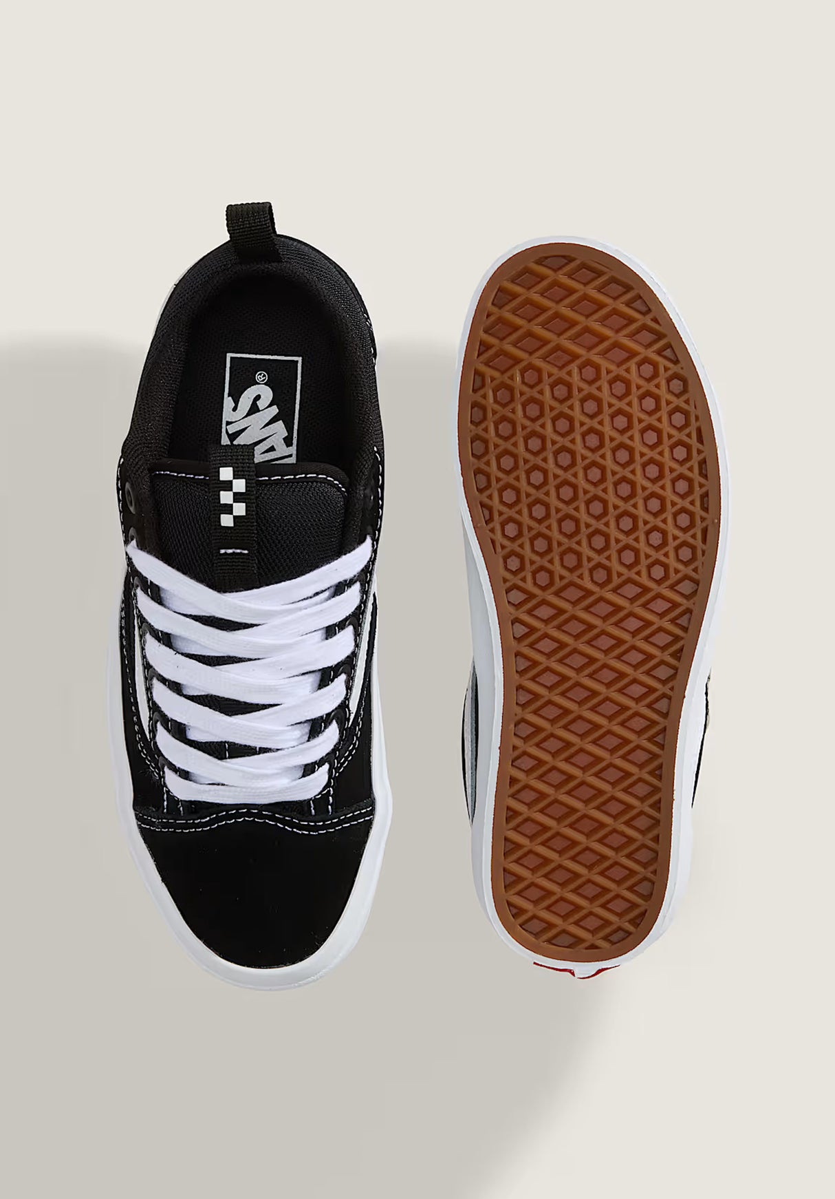 Skate Old Skool 36+ Kids black-white Closeup1