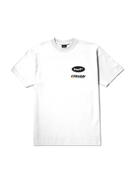 Greedy Showcase white Rueckenansicht