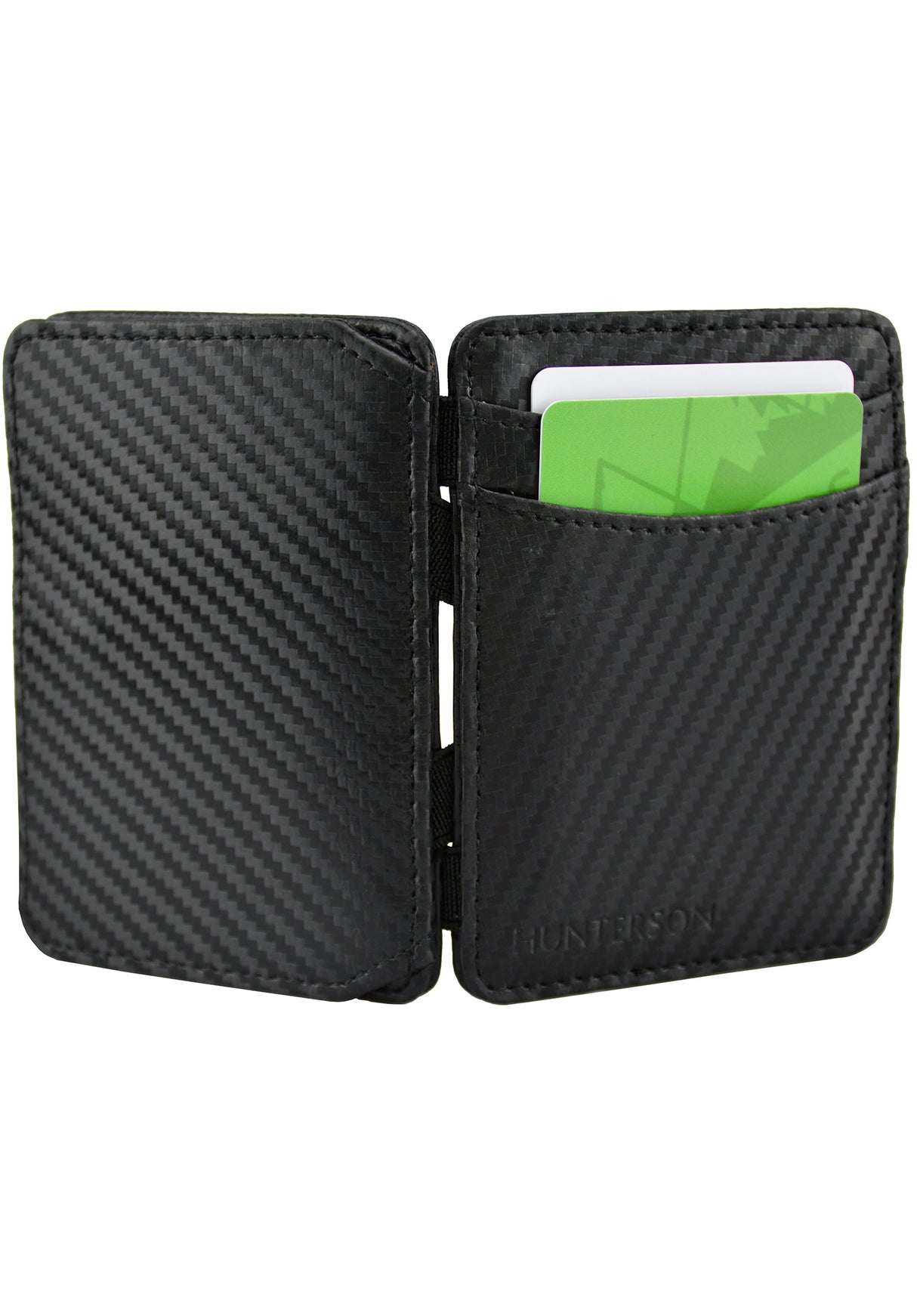 Magic Coin Wallet RFID carbon Seitenansicht