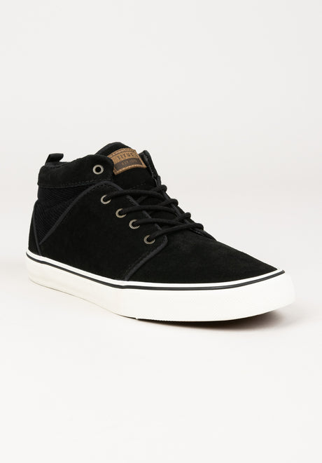 Hudson Mid black-cord-white Vorderansicht