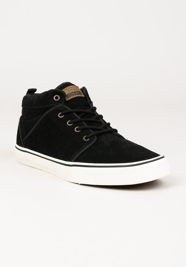 Hudson Mid black-cord-white Vorderansicht