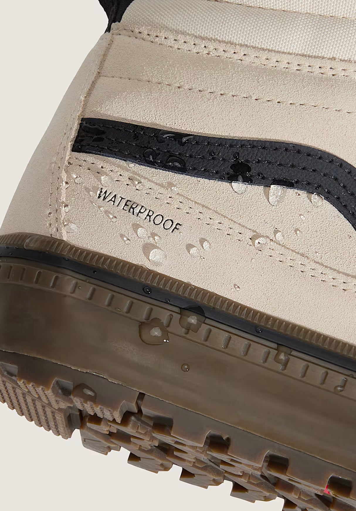 MTE Sk8-Hi Waterproof Insulated oatmeal-black Seitenansicht