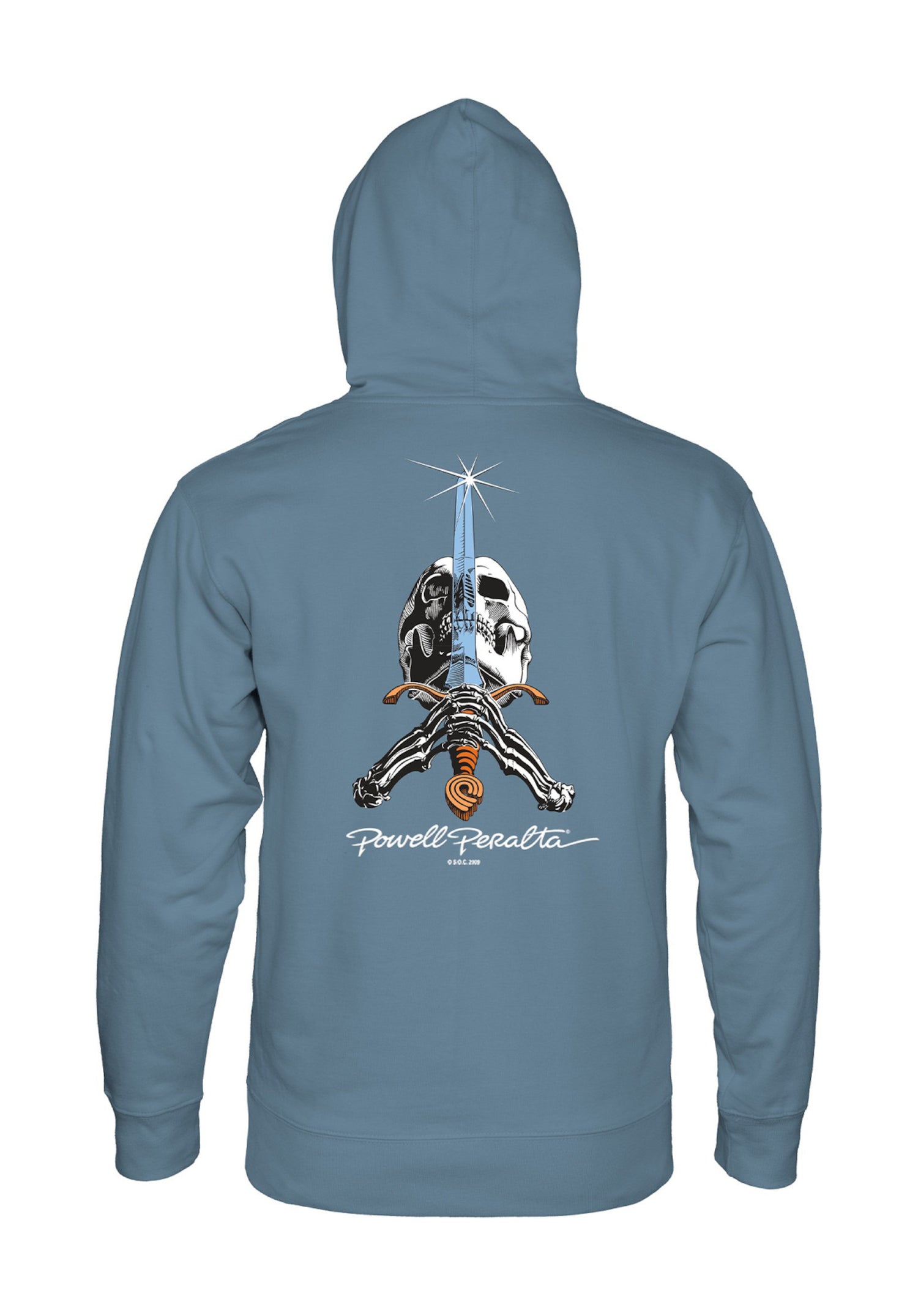 Skull & Sword slate-blue Vorderansicht Zoom Image