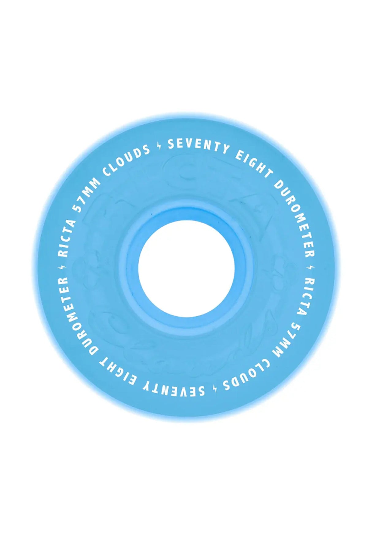 Clouds GITD 78A aqua Closeup1