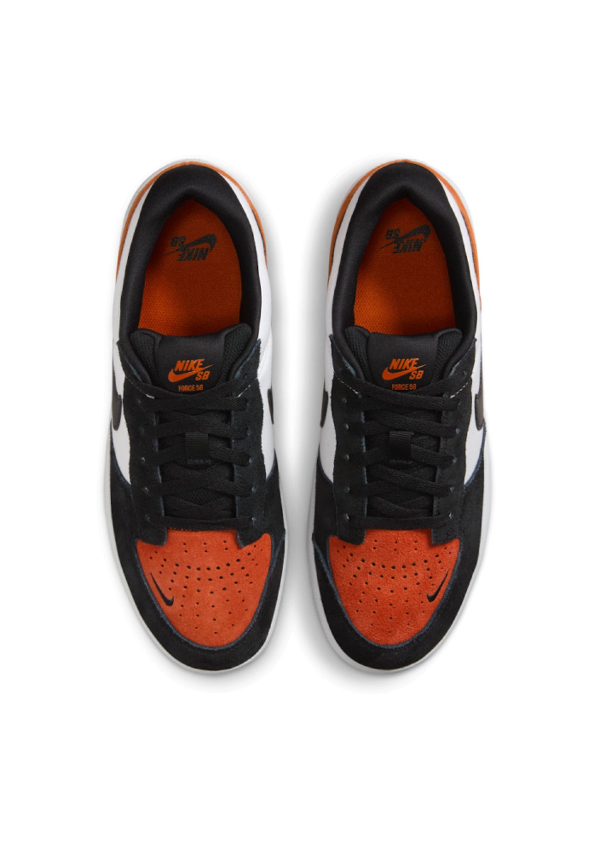 Force 58 white-black-cosmicclay-white Rueckenansicht