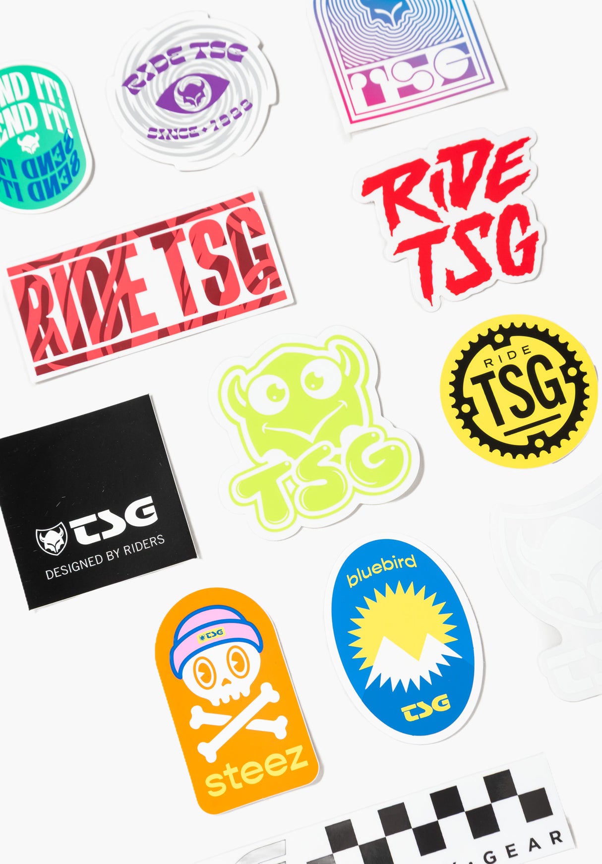 Stickerbag Pack of 12 multicolored Closeup1