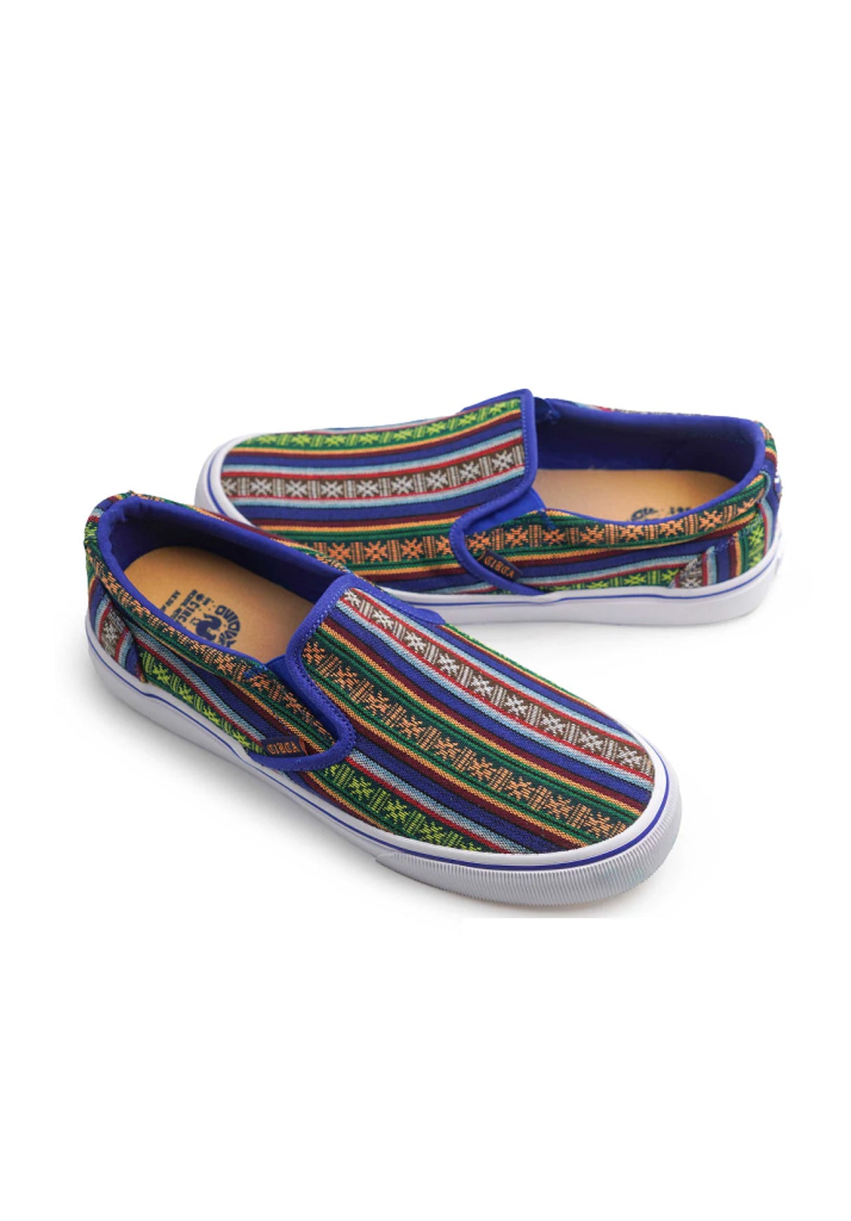 50 Slips QQRQ zapotec-blue-white Closeup1