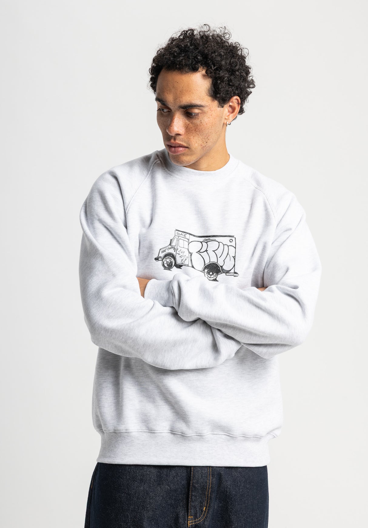 LKW lightheathergrey Rueckenansicht