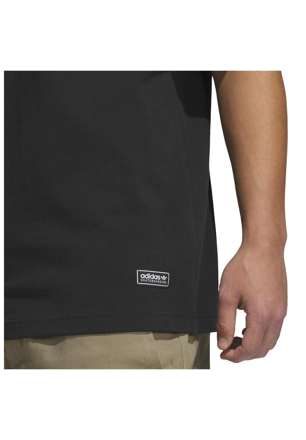 adidas-skateboarding FSBS Ringer T-Shirt black-khaki – Detailansicht 2
