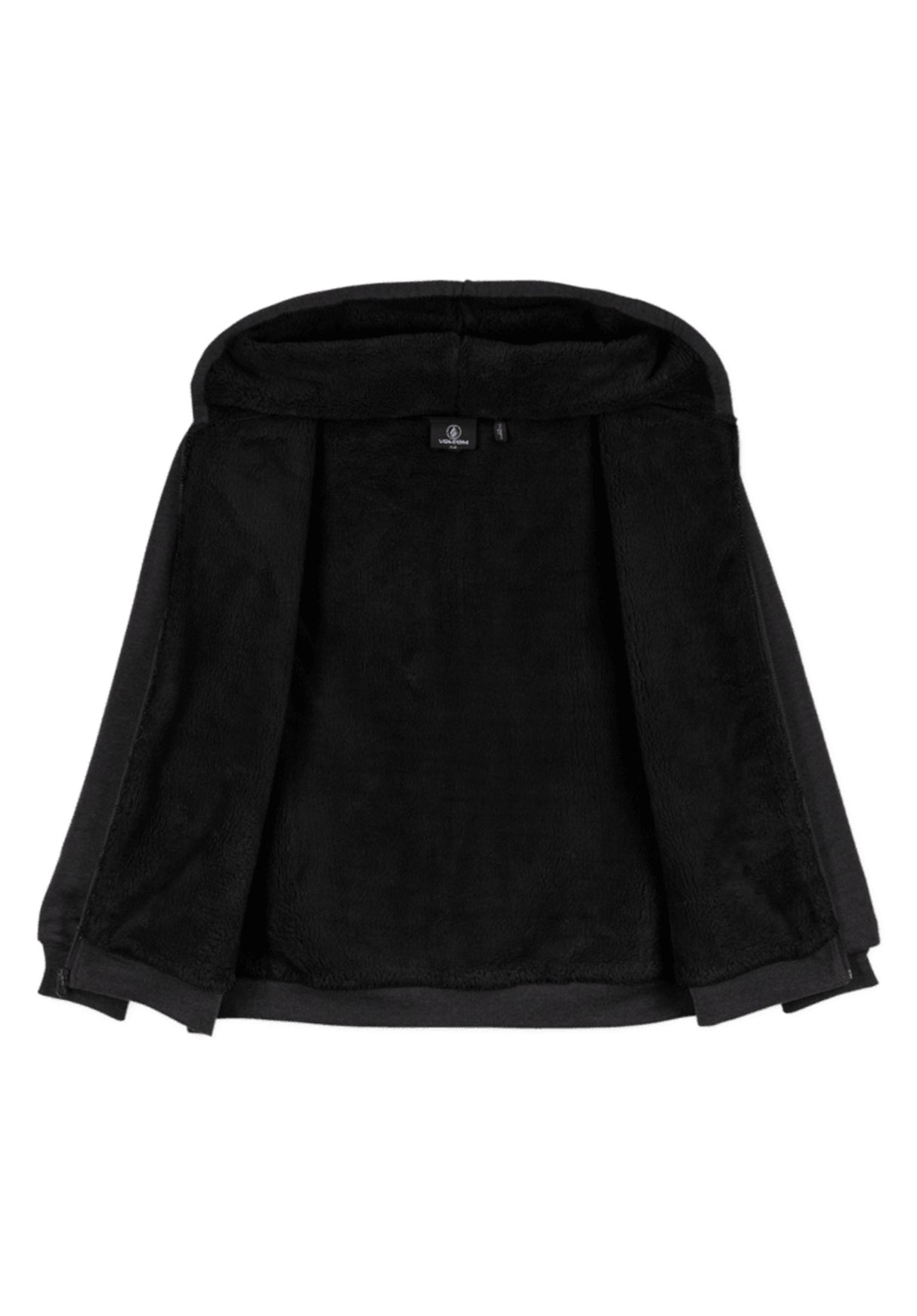 Single Stone Lined Zip heatherblack Closeup1