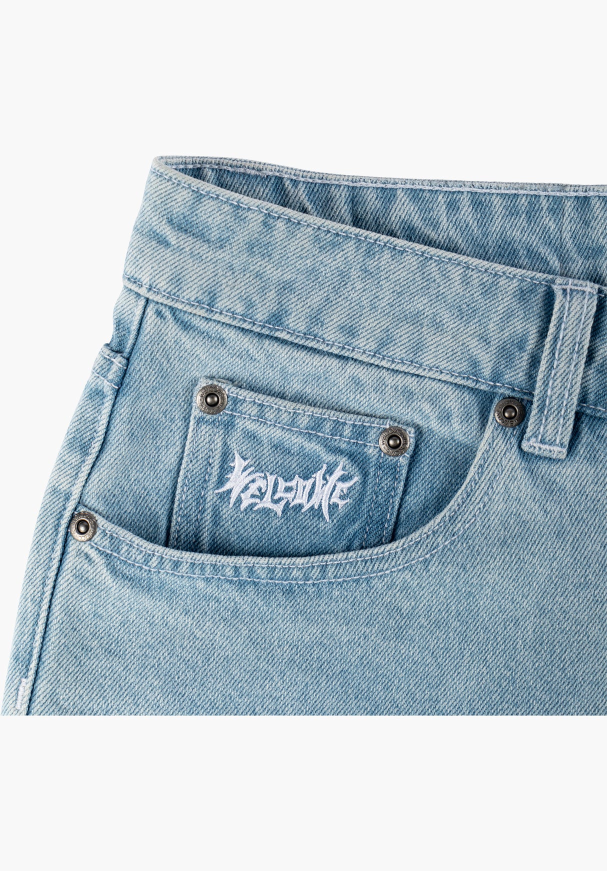 Linger Baggy Denim washed-blue Closeup2