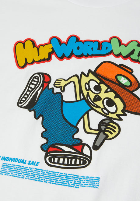 Chop Kick Block white Rueckenansicht