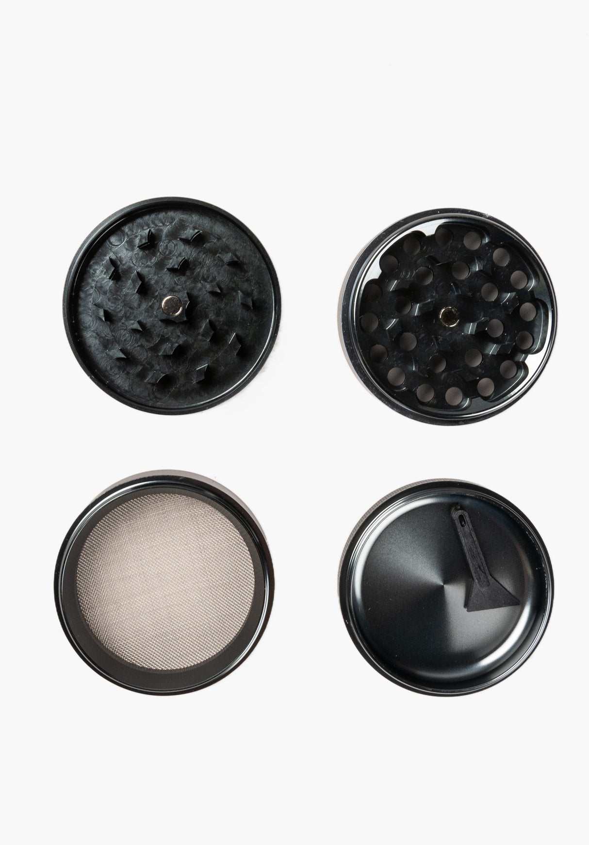 Hazy Days Metal 4 Parts Grinder matte-grey Closeup2