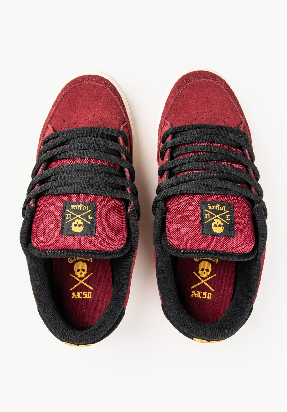 Lopez 50 cordovan-black-yellow Unteransicht