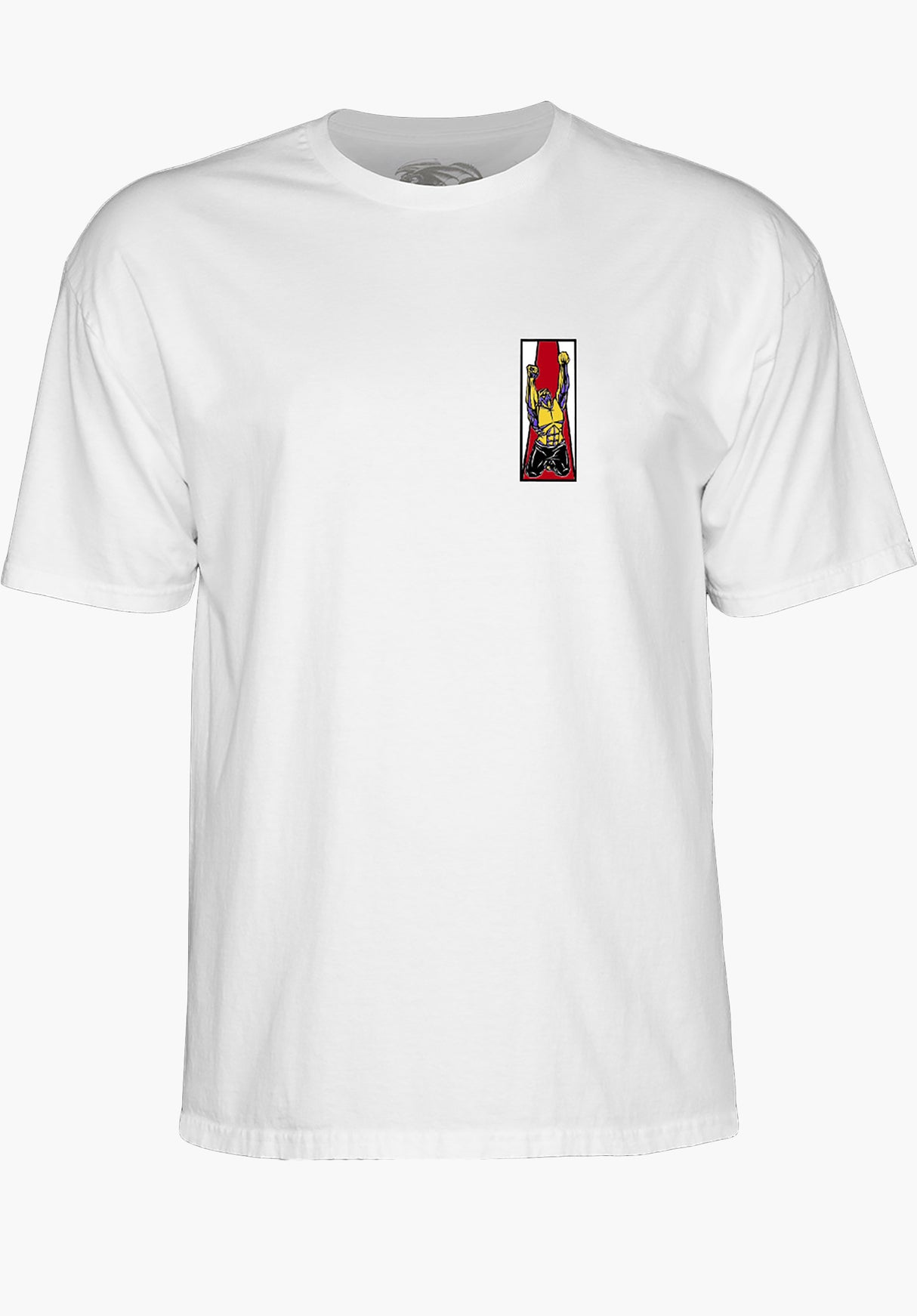 Mike Frazier Yellow Man white Closeup1