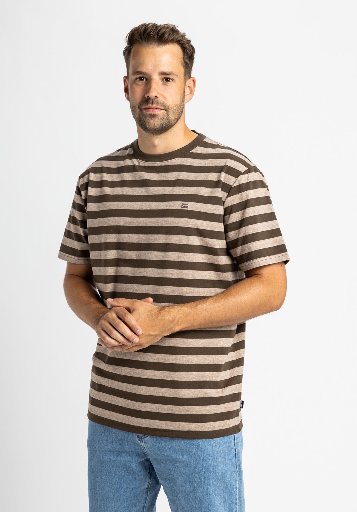 Aabel olive-beigemottled Rueckenansicht