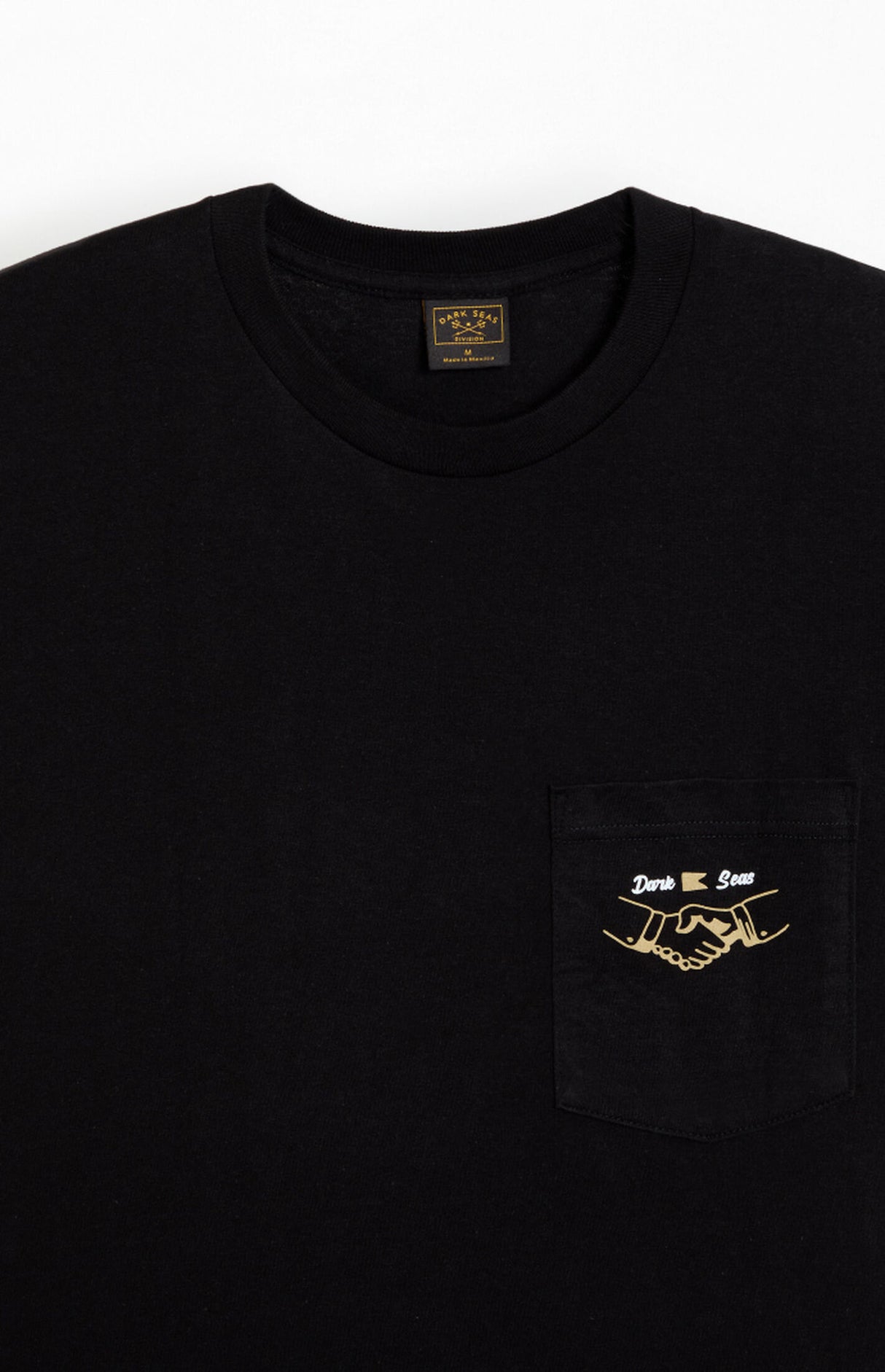 Speak Eazy Pocket Tee black Rueckenansicht