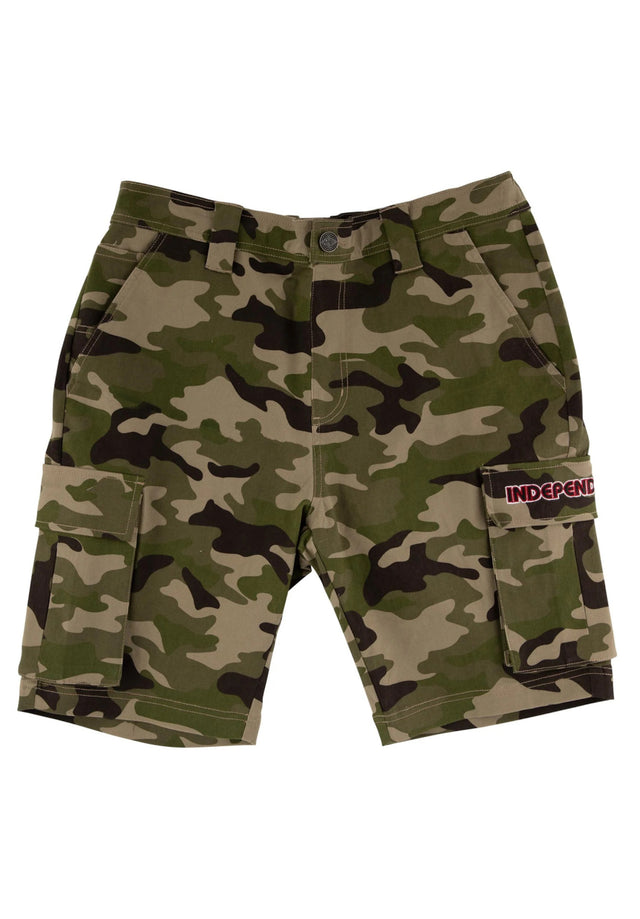 Groundwork Cargo Shorts camo Vorderansicht