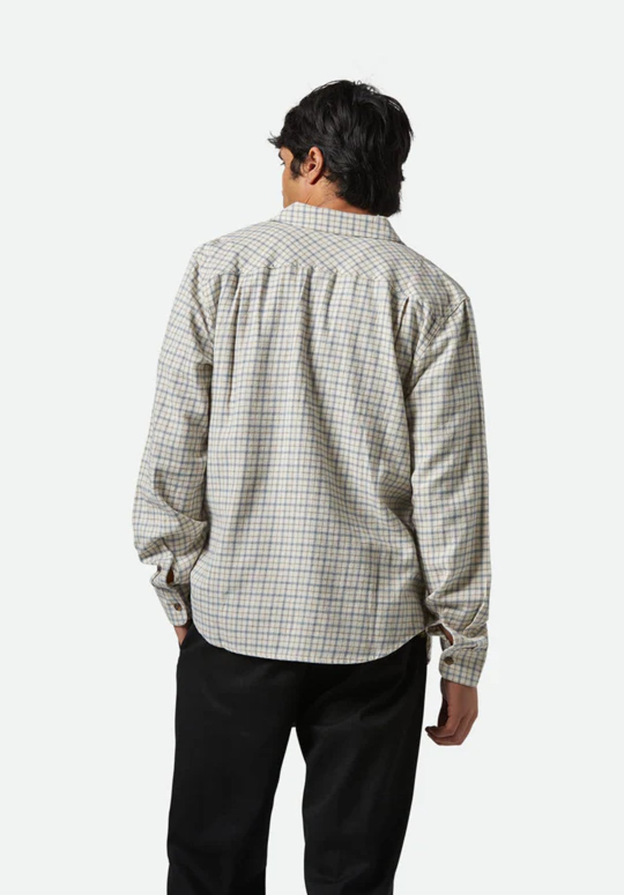 Bowery LW Ultra Flannel whitecap-basalt Rueckenansicht
