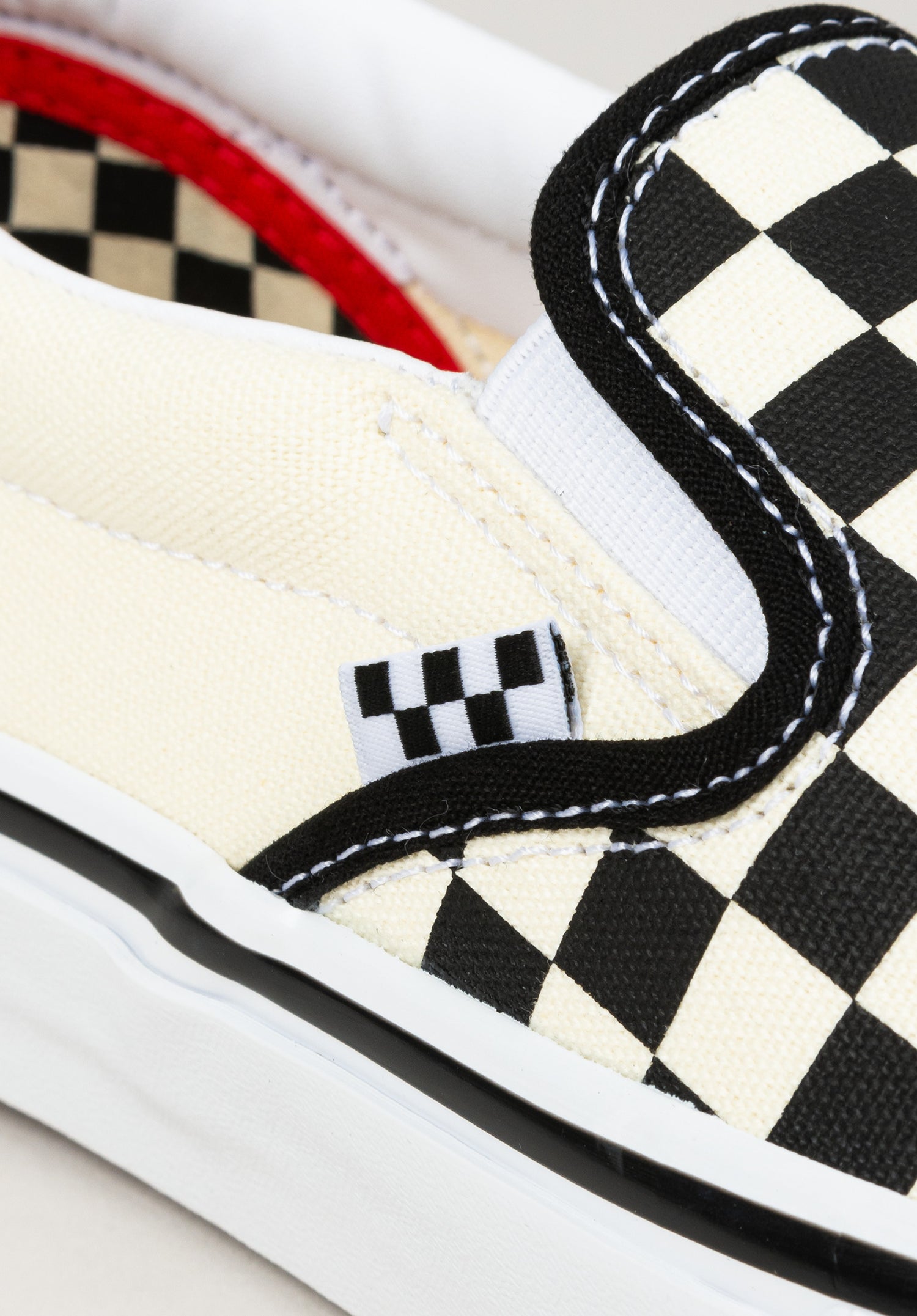 Skate Slip-On white-black-checkerboard Unteransicht Zoom Image