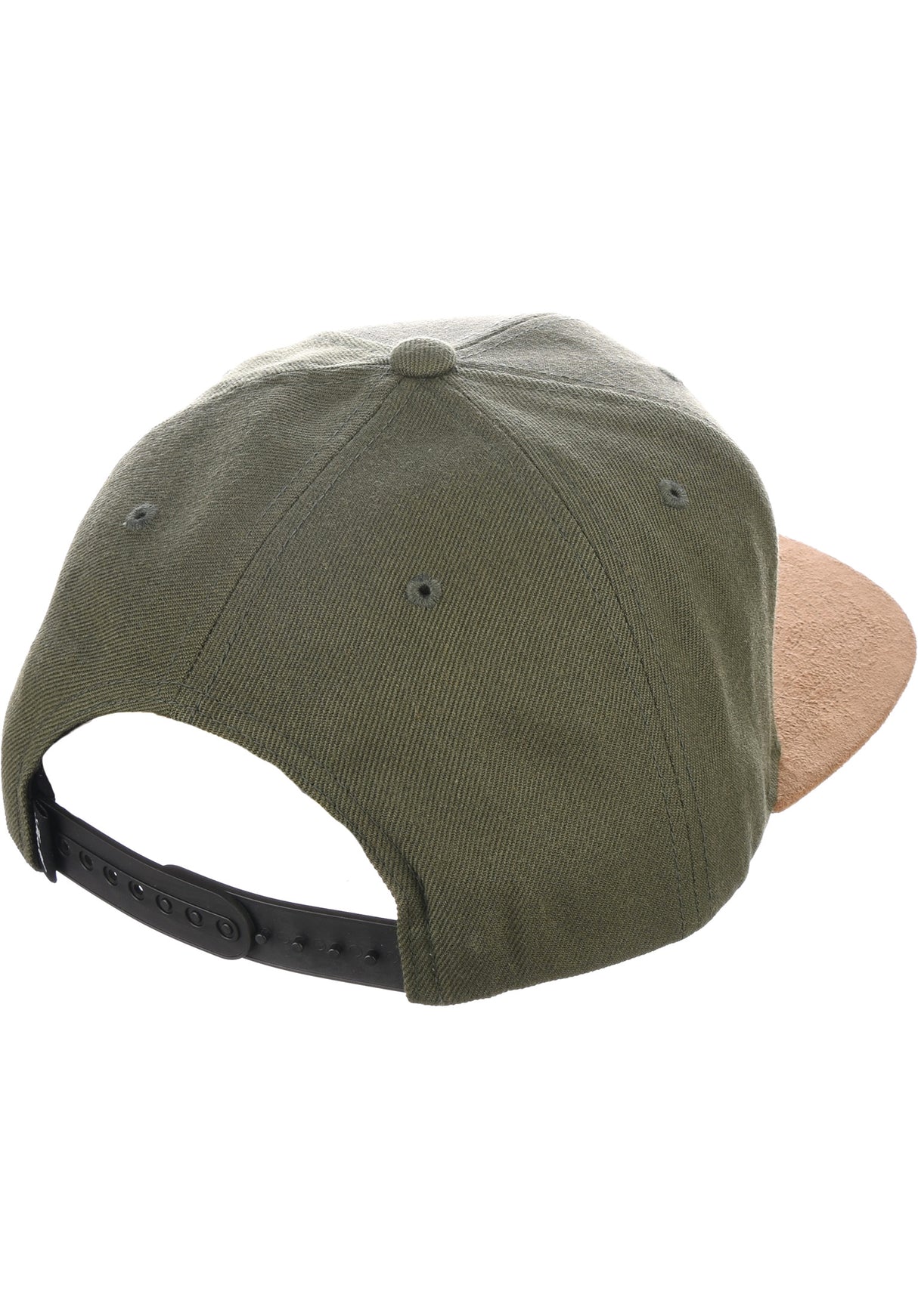Suede 6-Panel darkolive Closeup1