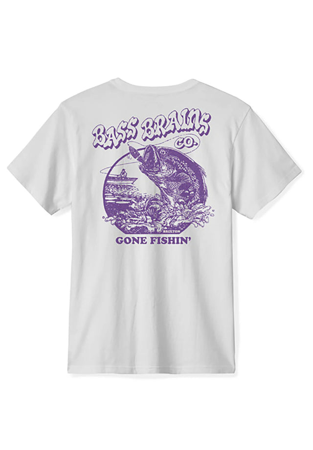 Bass Brains Gone Fishin sustainedgrey Vorderansicht