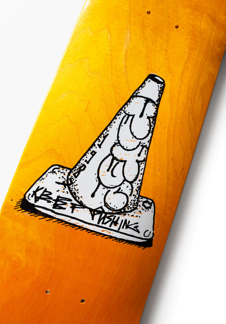 Hütchen orange Oberansicht