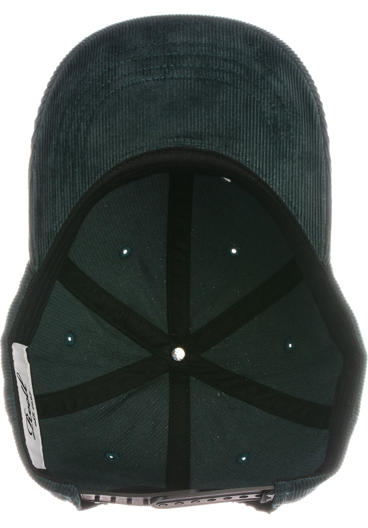 Single Script Cap darkgreenribcord Oberansicht