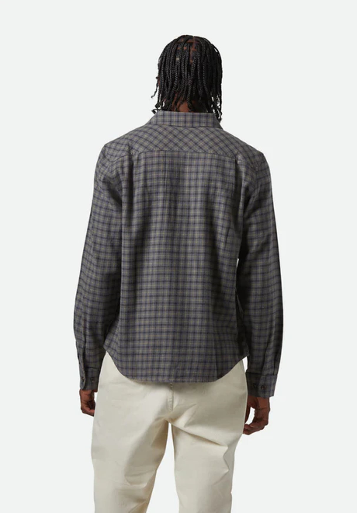 Bowery LW Ultra Flannel charcoal-rayflower-black Rueckenansicht