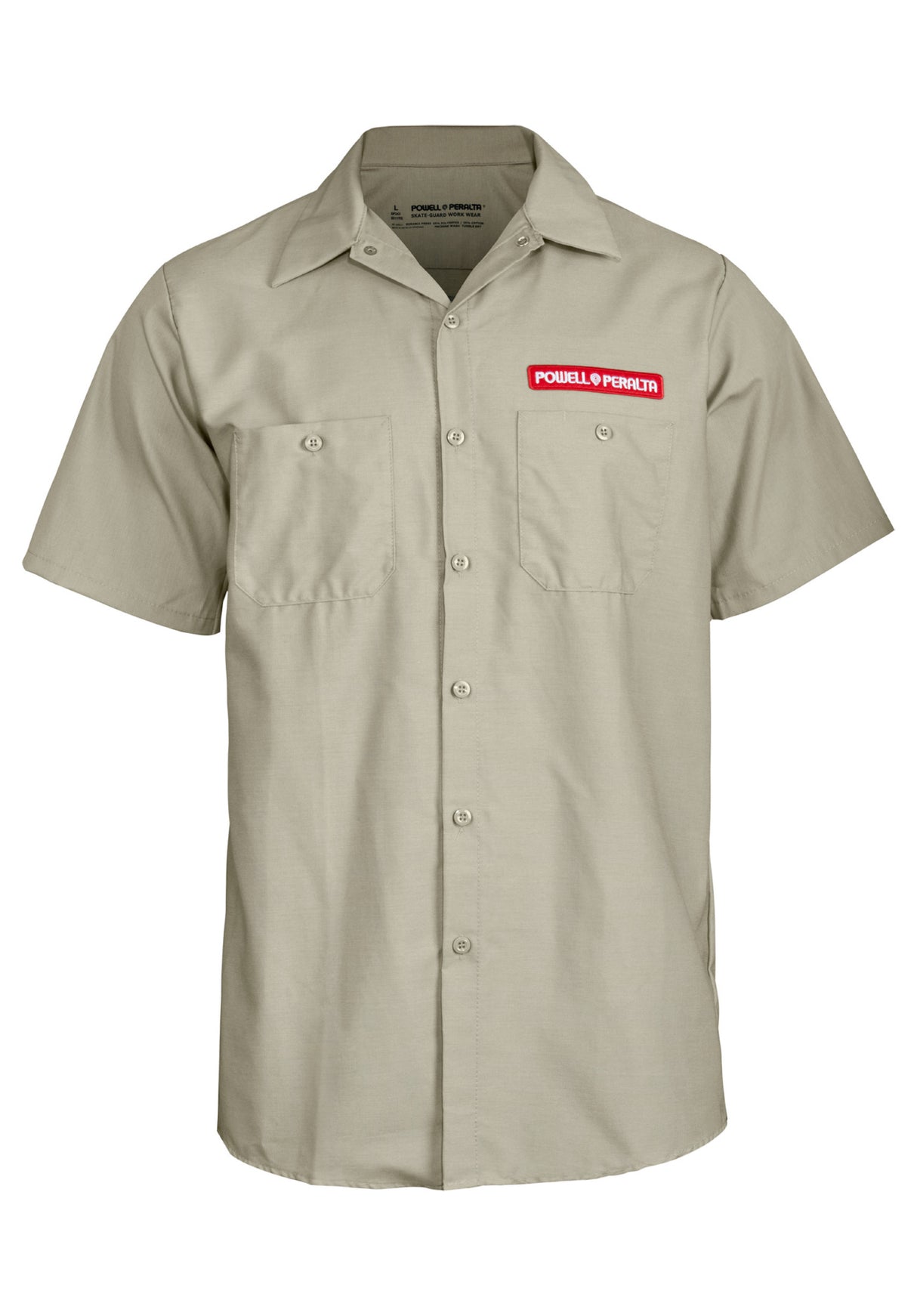 Supreme Work Shirt khaki Rueckenansicht