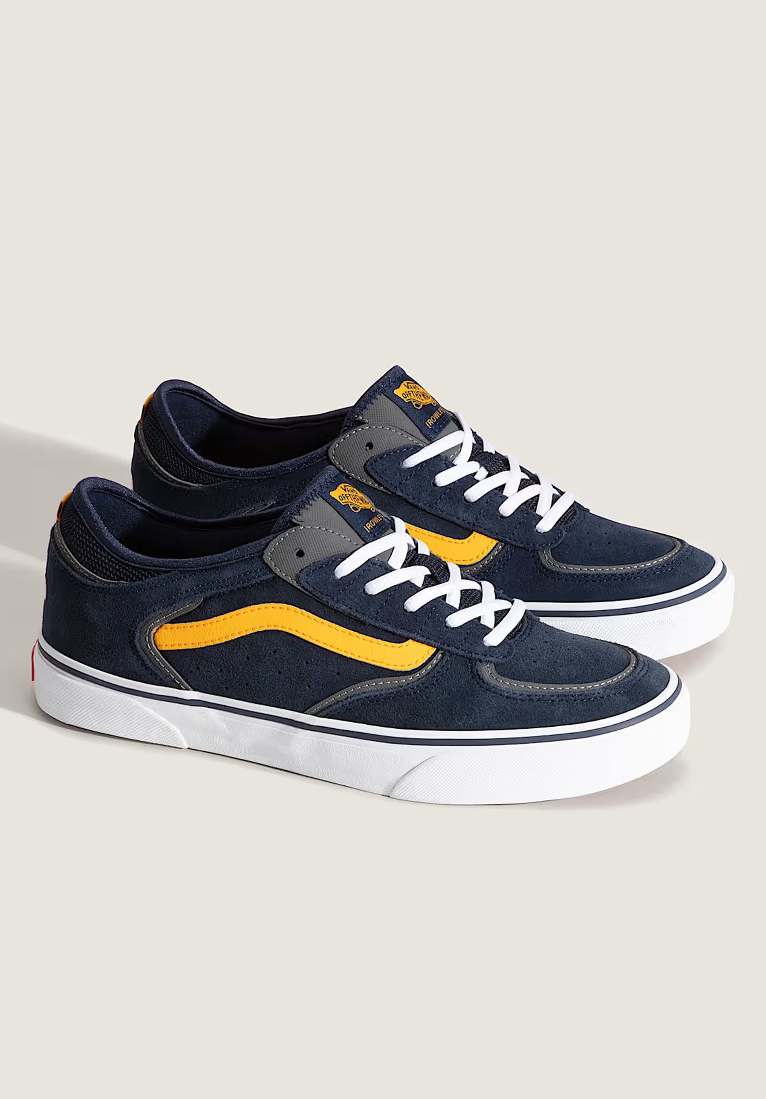 Skate Rowley navy-yellow Rueckenansicht Zoom Image