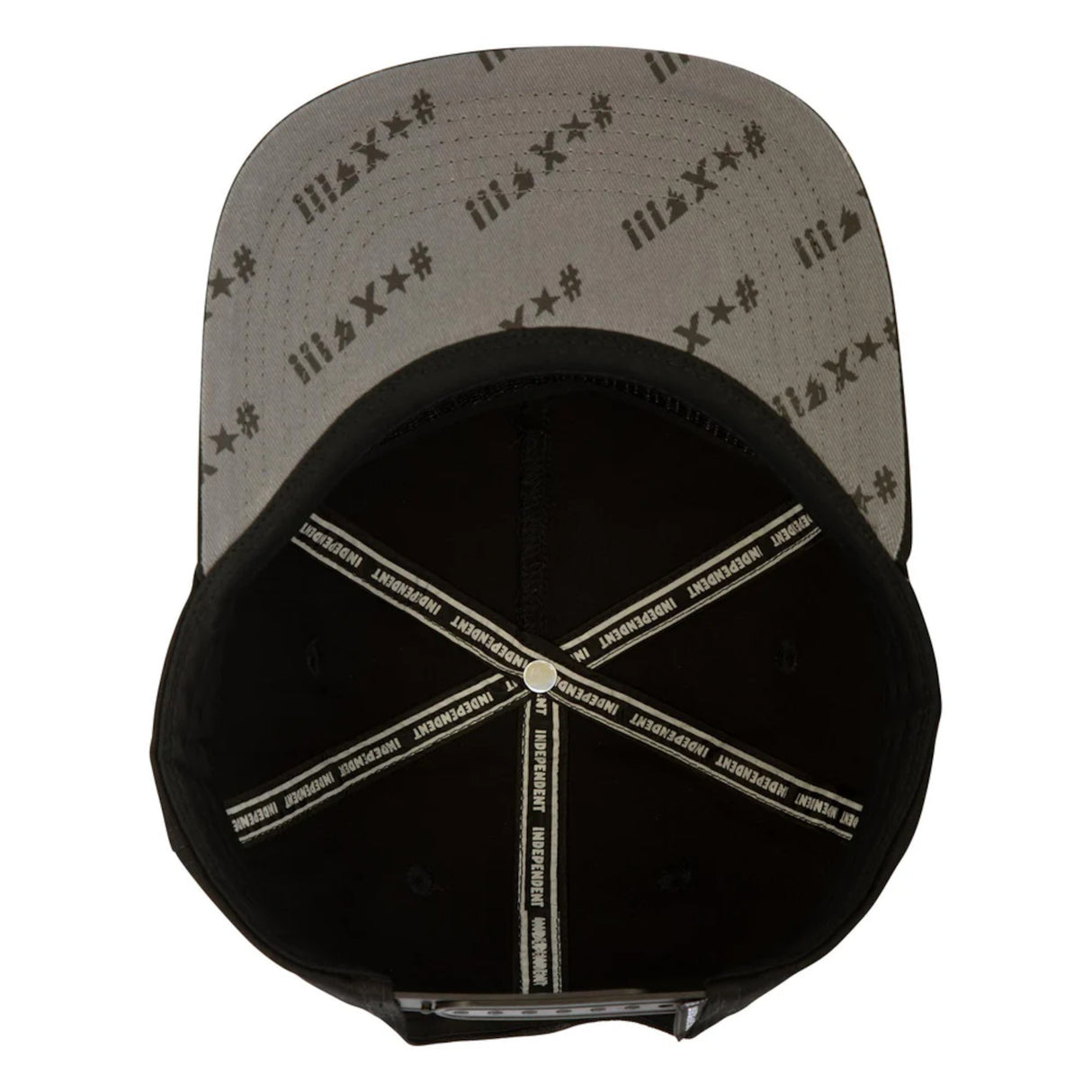 Exclamation Snapback Unstructured black Unteransicht