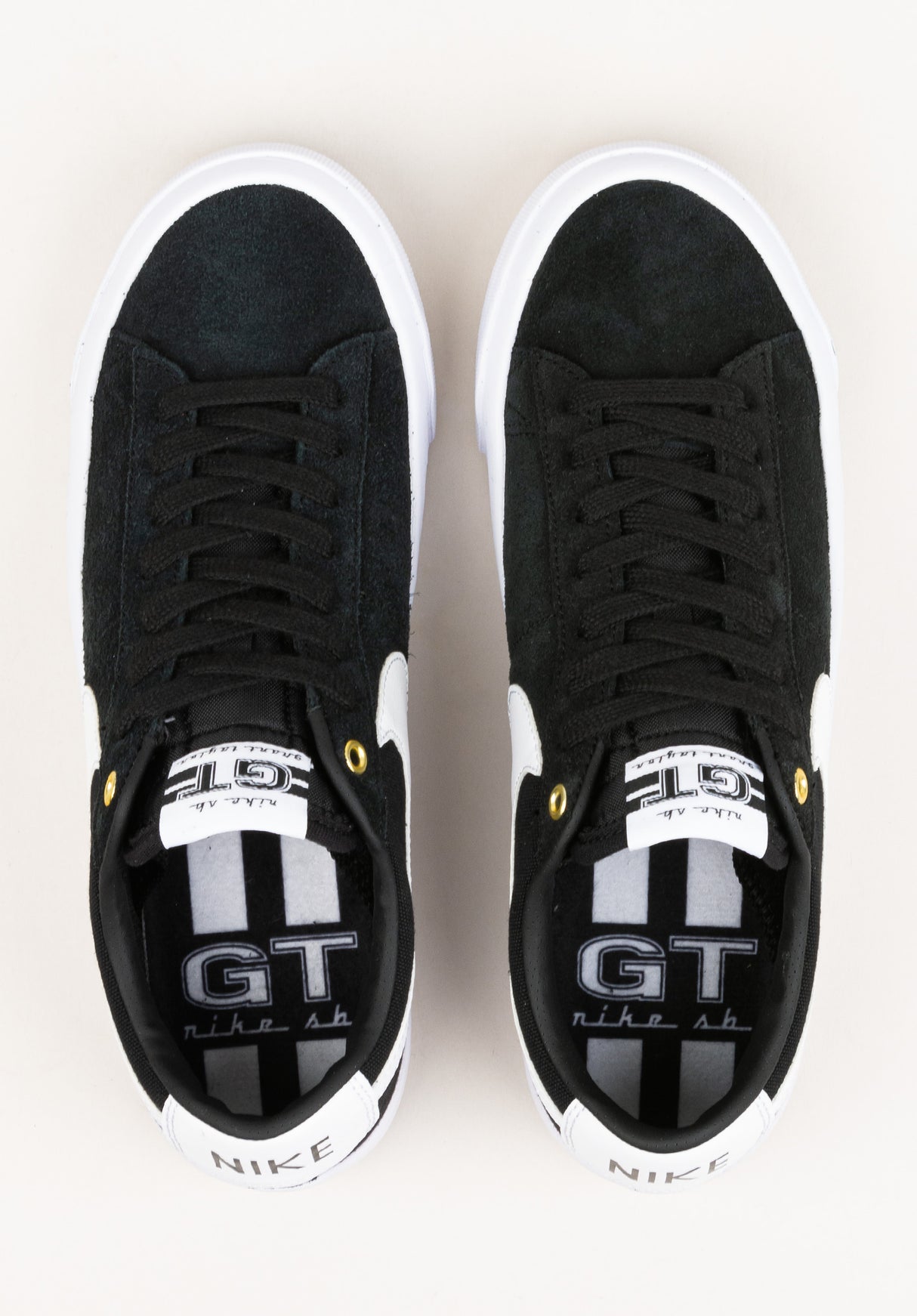 Zoom Blazer Low Pro GT black-white-black-gumlightbrown Closeup2